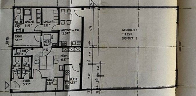 Halle/Industriefläche zum Kauf 1.200.000 € 7.000 m²<br/>Lagerfläche von 4.300 m² bis 7.000 m²<br/>Teilbarkeit Kattenturm Bremen 28277