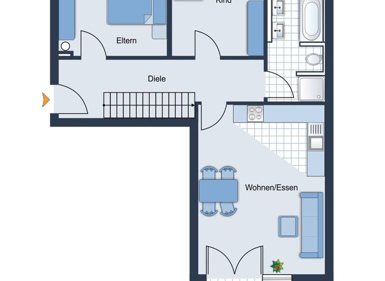 Wohnung zum Kauf 540.000 € 4,5 Zimmer 115,8 m²<br/>Wohnfläche 2.<br/>Geschoss Wörth Wörth a.d. Isar 84109