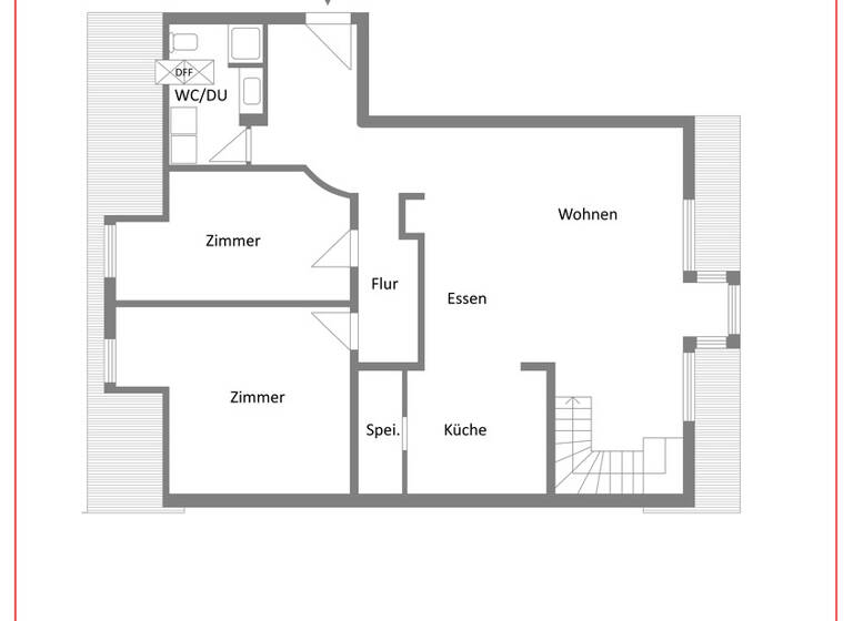 Penthouse zum Kauf 490.000 € 5 Zimmer 175 m²<br/>Wohnfläche 4.<br/>Geschoss Waldshut Waldshut-Tiengen 79761
