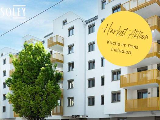 Wohnung zum Kauf - Erstbezug 329.100 € 2 Zimmer 47,1 m² 4. Geschoss Leystraße Wien 1200