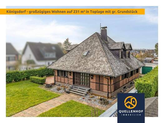 Einfamilienhaus zum Kauf 1.420.000 € 7 Zimmer 231,4 m² 1.266 m² Grundstück Königsdorf Frechen 50226