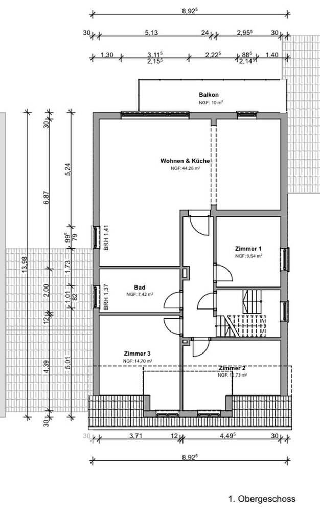 Maisonette zur Miete 1.700 € 5,5 Zimmer 150 m² 1. Geschoss frei ab 01.09.2025 Niederzwehren Kassel 34134