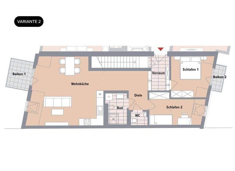 Wohnung zum Kauf - Erstbezug 3 Zimmer 79,3 m² 1. Geschoss Wien 1230