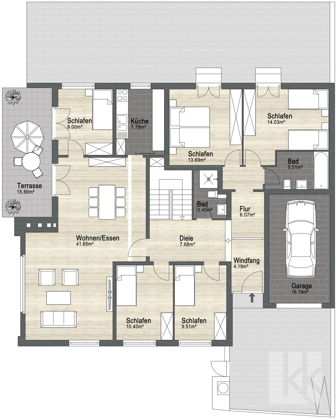 Einfamilienhaus zum Kauf 339.000 € 6 Zimmer 137 m²<br/>Wohnfläche 678 m²<br/>Grundstück Kreuzheide Wolfsburg 38448