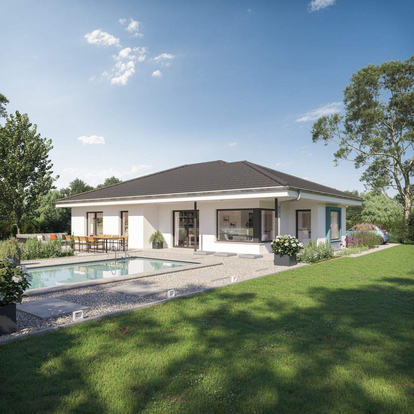 Immobilie in Merenberg - Modernes, barrierefreies Wohnkonzept mit viel Tageslicht und allen Annehmlichkeiten, samt Grundstück - Bild 0