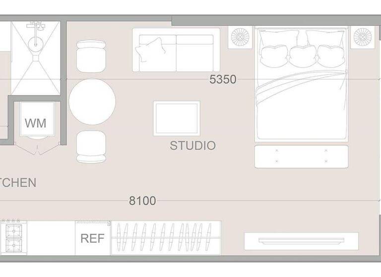 Wohnung zum Kauf provisionsfrei 187.214 € 2 Zimmer 39,6 m² Dubai 00000