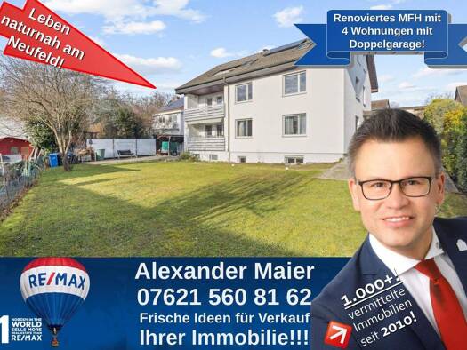 Mehrfamilienhaus zum Kauf 1.450.000 € 14 Zimmer 327 m² 745 m² Grundstück Grenzach Grenzach-Wyhlen 79639