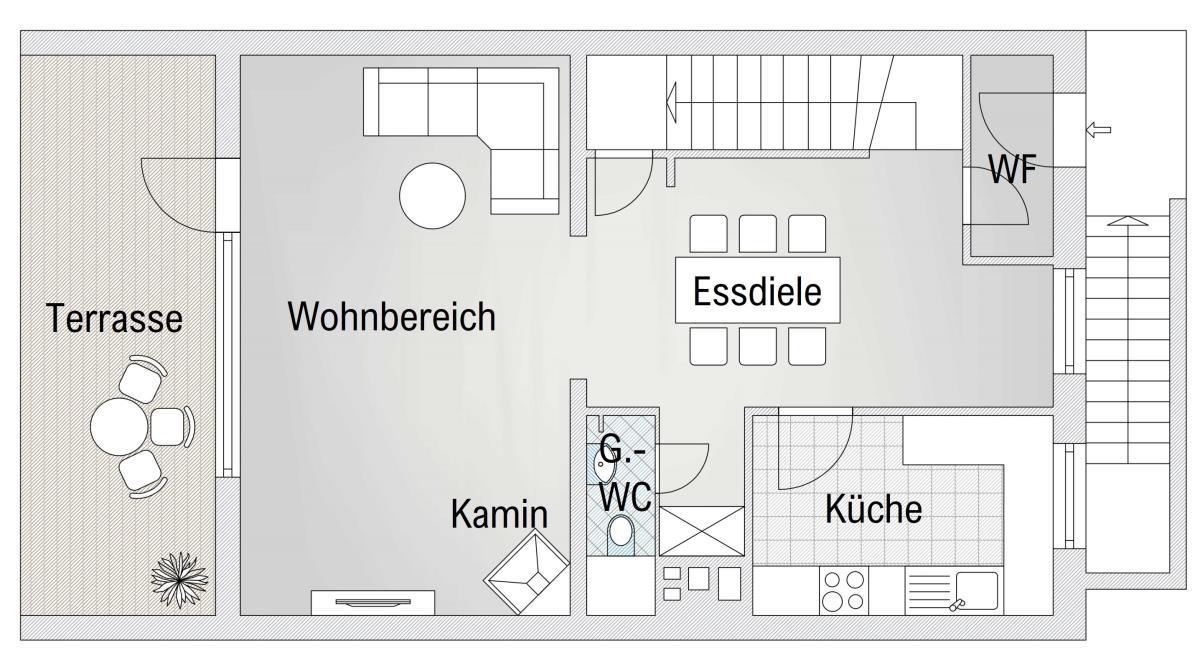 Reihenendhaus zum Kauf 649.000 € 7 Zimmer 179 m²<br/>Wohnfläche 361 m²<br/>Grundstück ab sofort<br/>Verfügbarkeit Poppenbüttel Hamburg 22395