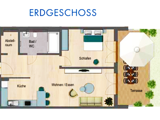 Terrassenwohnung zum Kauf provisionsfrei 320.000 € 2,5 Zimmer 83,6 m² 4 Geschosse frei ab 01.11.2026 Bad Kissingen 97688