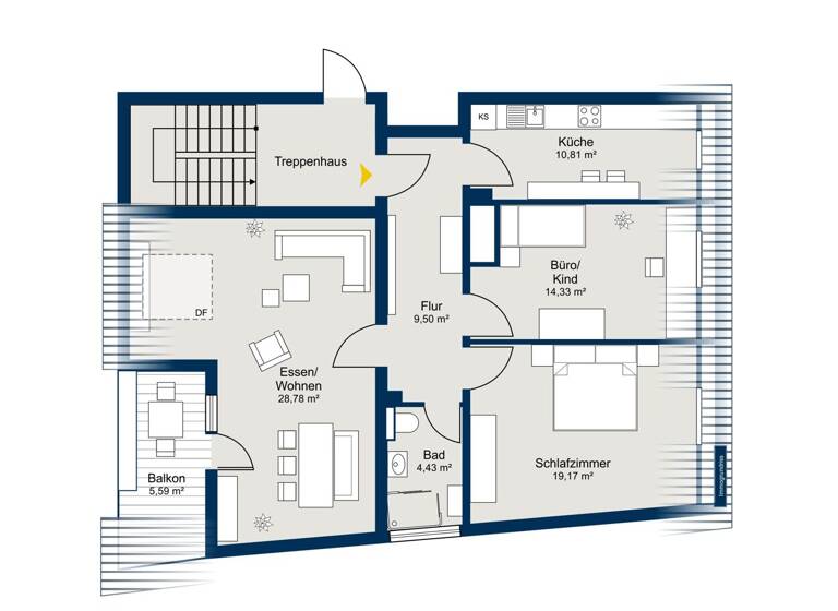 Wohnung zum Kauf 329.000 € 3 Zimmer 82 m² frei ab 01.07.2026 Wettstetten 85139
