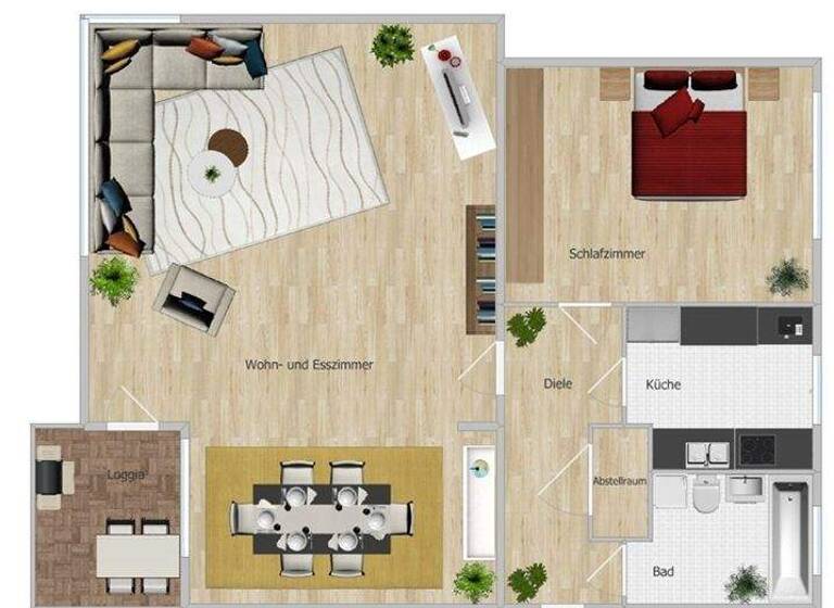 Wohnung zum Kauf 163.000 € 2,5 Zimmer 73,5 m² Haste Osnabrück 49090