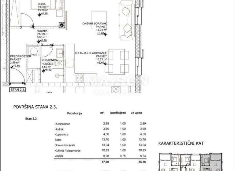 Wohnung zum Kauf 325.000 € 2 Zimmer 2. Geschoss Cres 51557