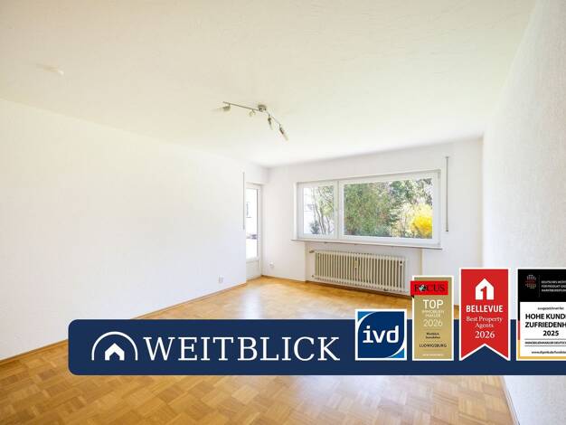Wohnung zur Miete 675 € 2,5 Zimmer 62 m² Oßweil Ludwigsburg 71640