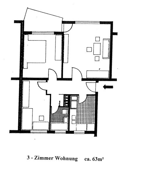 Wohnung zur Miete 480 € 3 Zimmer 63,6 m²<br/>Wohnfläche 1.<br/>Geschoss 25.02.2025<br/>Verfügbarkeit Heiligenbergstraße 2 Süsterfeld / Helleböhn Kassel 34134