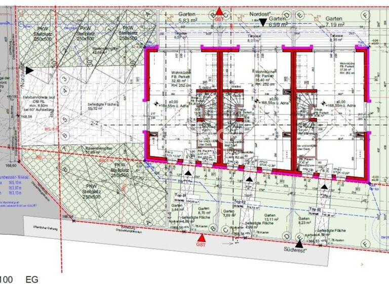 Reihenmittelhaus zum Kauf - Erstbezug provisionsfrei 629.000 € 4 Zimmer 110 m² Korneuburg 2100