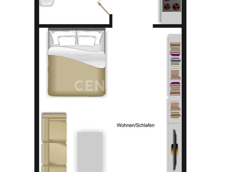 Studio zum Kauf 125.000 € 1 Zimmer 26 m² EG Gießen 35392