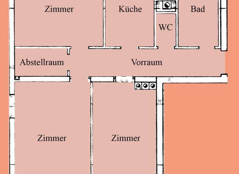 Wohnung zur Miete 602 € 3 Zimmer 75,3 m² frei ab sofort Randegg 3263