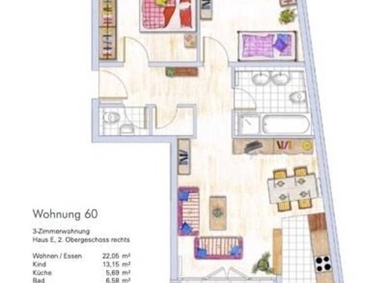 Wohnung zum Kauf 269.000 € 3 Zimmer 74,1 m²<br/>Wohnfläche 2.<br/>Geschoss Zeller Str. 17 Nordoststadt Offenburg 77654