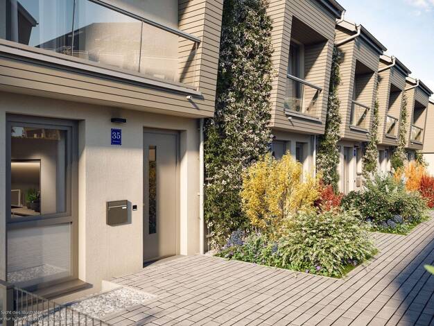 Reihenmittelhaus zum Kauf - Neubau provisionsfrei 1.220.000 € 4 Zimmer 128,1 m² 114 m² Grundstück Rotdornweg 35a Am Wald Taufkirchen 82024