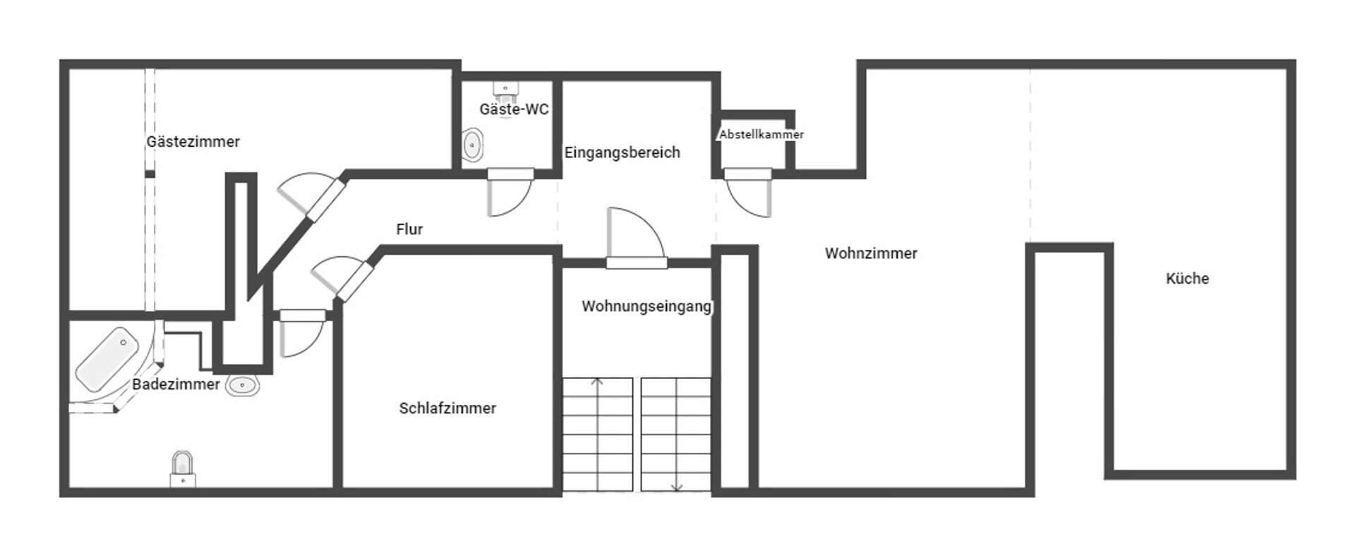 Wohnung zum Kauf 109.000 € 3 Zimmer 75,2 m²<br/>Wohnfläche 4.<br/>Geschoss Bismarck Gelsenkirchen 45889