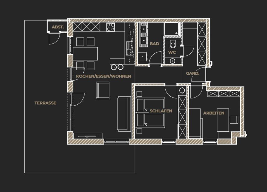 Wohnung zum Kauf provisionsfrei 1.445.000 € 3 Zimmer 99,2 m²<br/>Wohnfläche EG<br/>Geschoss Bad Wiessee Bad Wiessee 83707