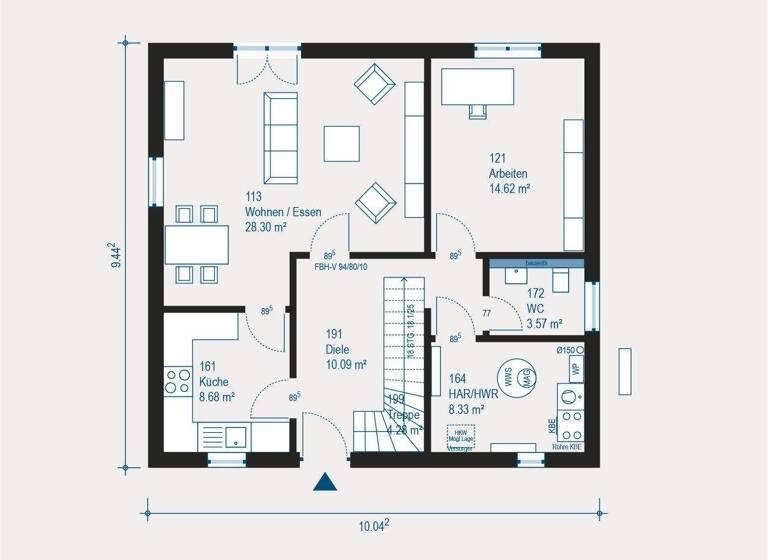 Einfamilienhaus zum Kauf 674.469 € 5 Zimmer 165,3 m² 805 m² Grundstück Geltendorf 82269