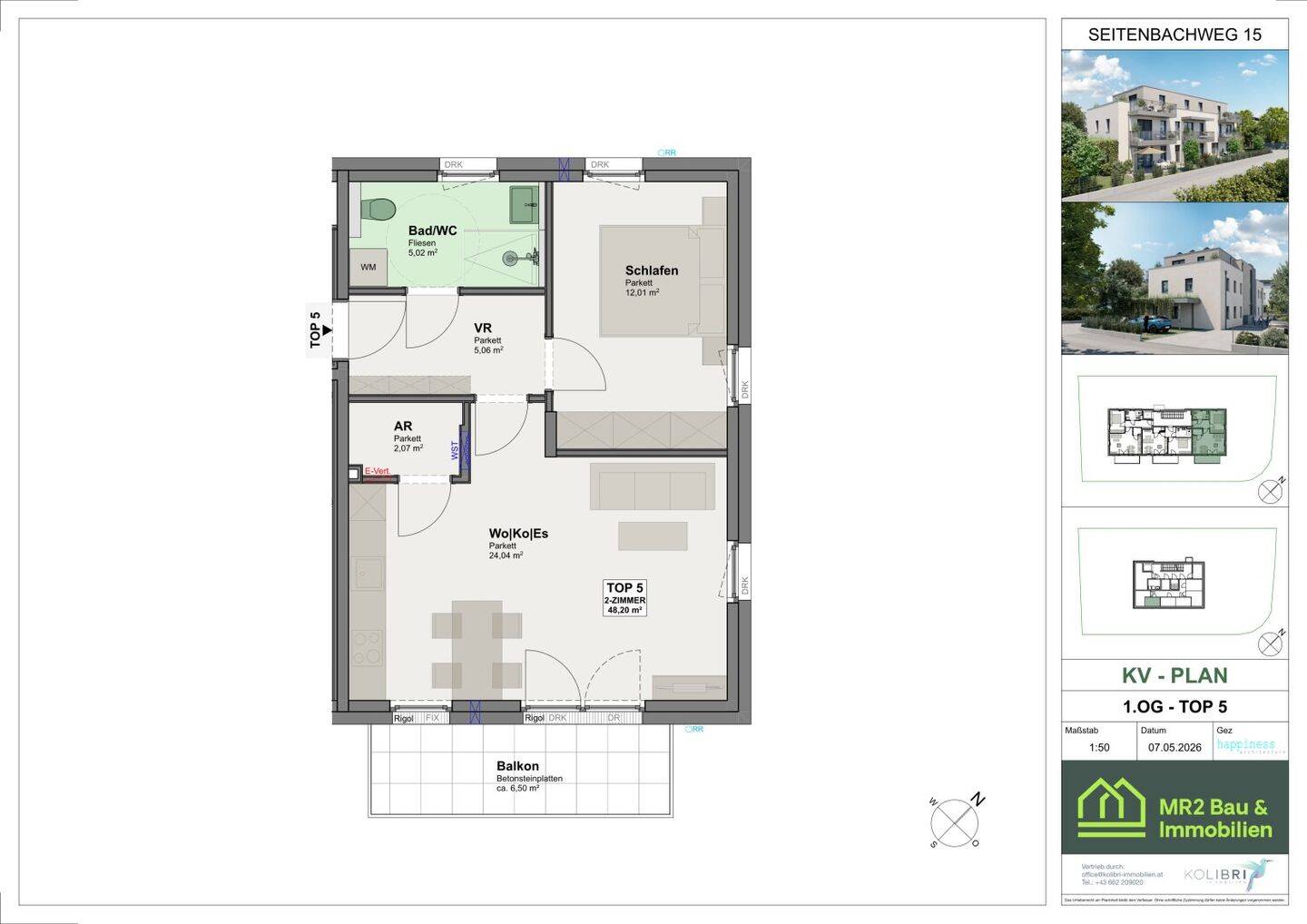 Wohnung – Salzburg, Sam, Langwied - Ansicht 4