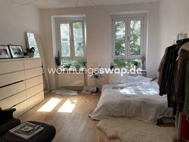 Studio zur Miete Tauschwohnung 1.200 € 3 Zimmer 80 m² 1. Geschoss Friedrichshain Berlin 10249
