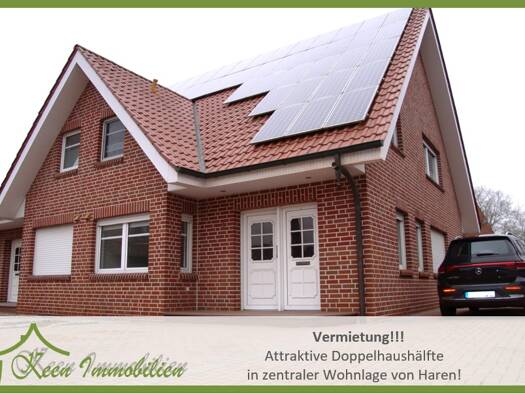 Doppelhaushälfte zur Miete 1.000 € 4 Zimmer 115 m² 350 m² Grundstück frei ab 01.05.2026 Haren Haren (Ems) 49733
