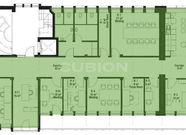 Bürofläche zur Miete provisionsfrei 15 € 431,3 m² Bürofläche teilbar ab 431,3 m² Südviertel Essen 45128