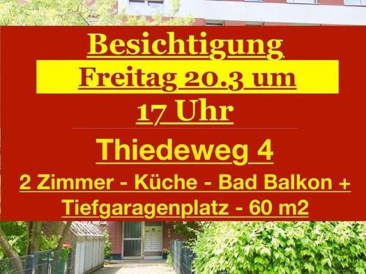 Wohnung zum Kauf 295.000 € 2 Zimmer 60 m² 2. Geschoss frei ab sofort Wandsbek Hamburg 22047