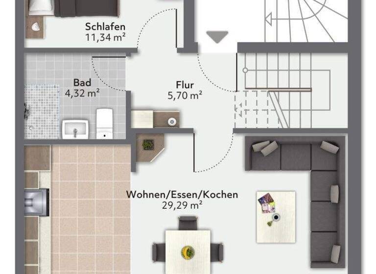 Maisonette zum Kauf 365.000 € 4 Zimmer 81 m² 1. Geschoss Haffkrug Scharbeutz / Haffkrug 23683