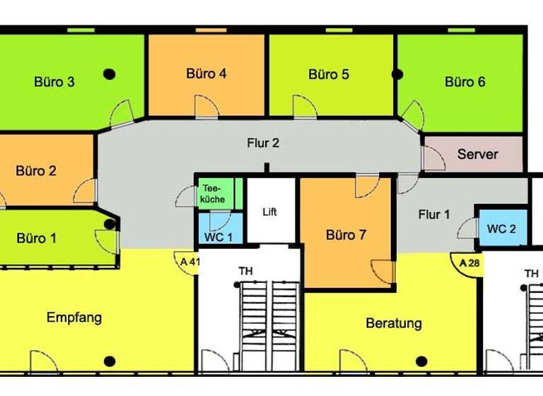 Bürofläche zur Miete provisionsfrei 2.355 € 9 Zimmer 262,7 m² Bürofläche teilbar ab 262,7 m² Pieschen-Süd Dresden 01127