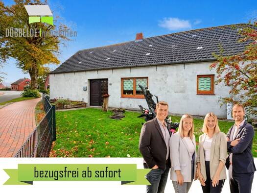 Einfamilienhaus zur Miete 700 € 3 Zimmer 93 m² 478 m² Grundstück Detern Detern 26847