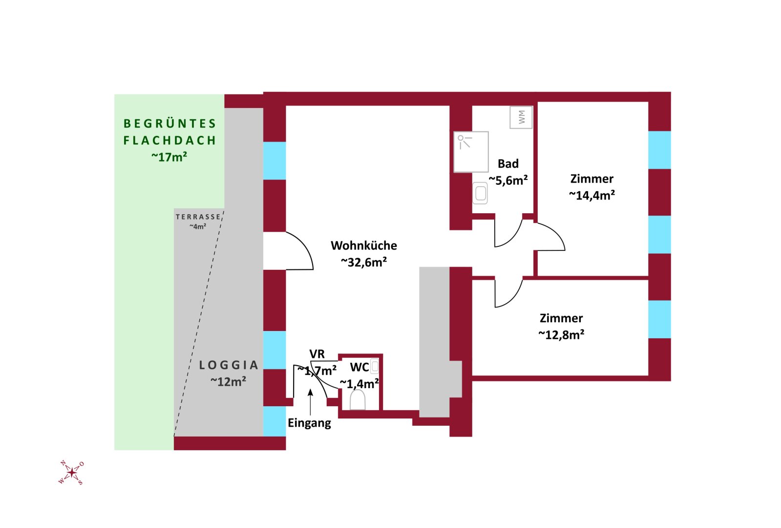 Wohnung zum Kauf 574.800 € 71,5 m²<br/>Wohnfläche Wien,Ottakring 1160