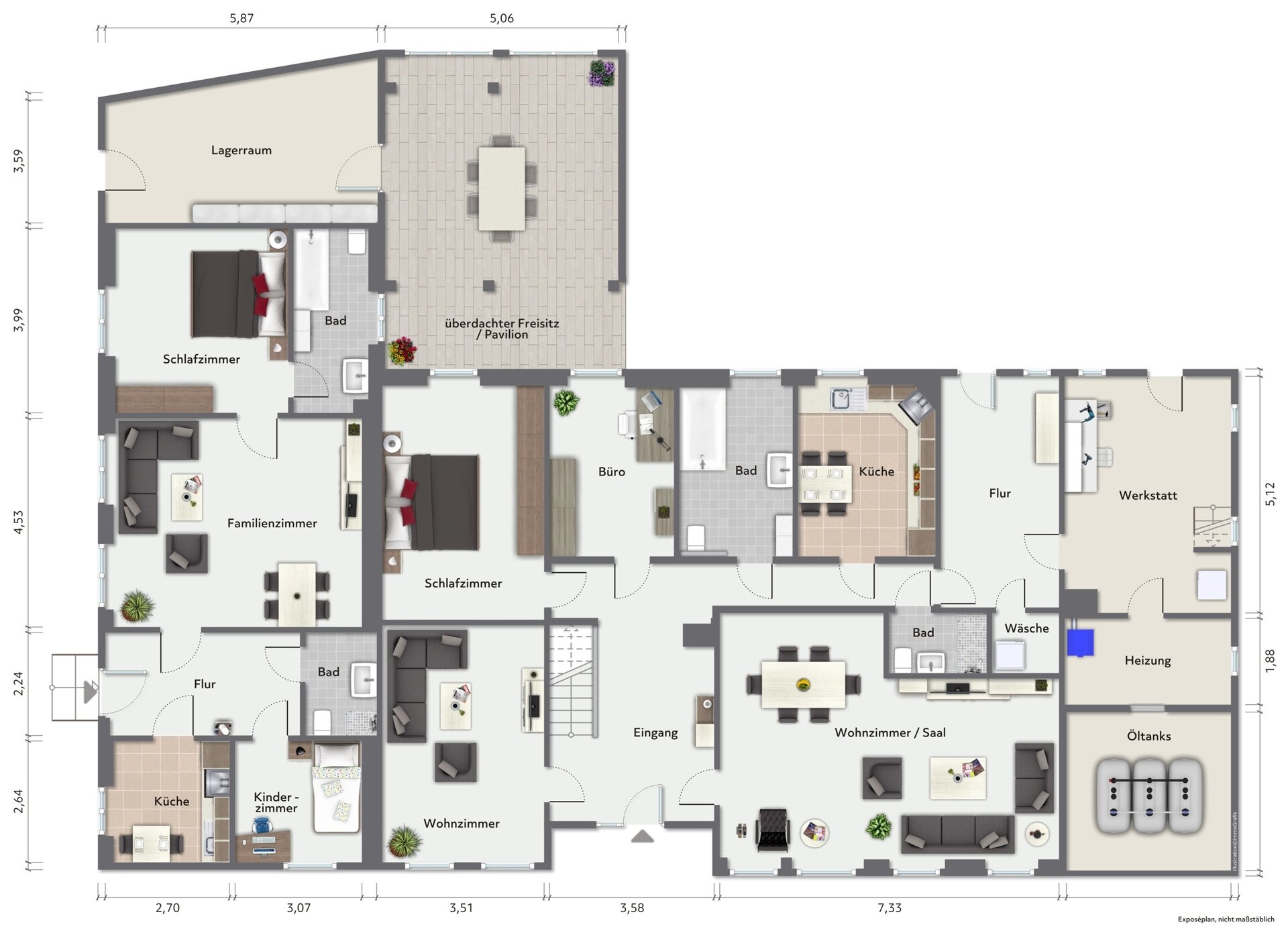 Einfamilienhaus zum Kauf 649.000 € 16 Zimmer 350 m²<br/>Wohnfläche 775 m²<br/>Grundstück Bisdorfer Ring 55 Ostermarkelsdorf Fehmarn / Bisdorf 23769