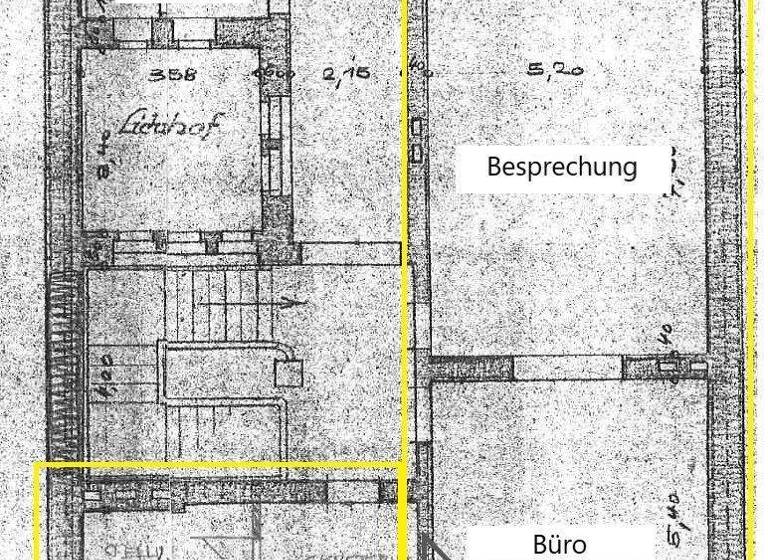 Büro zur Miete 1.500 € 4 Zimmer 90 m² Bürofläche Innenstadt Trier 54290