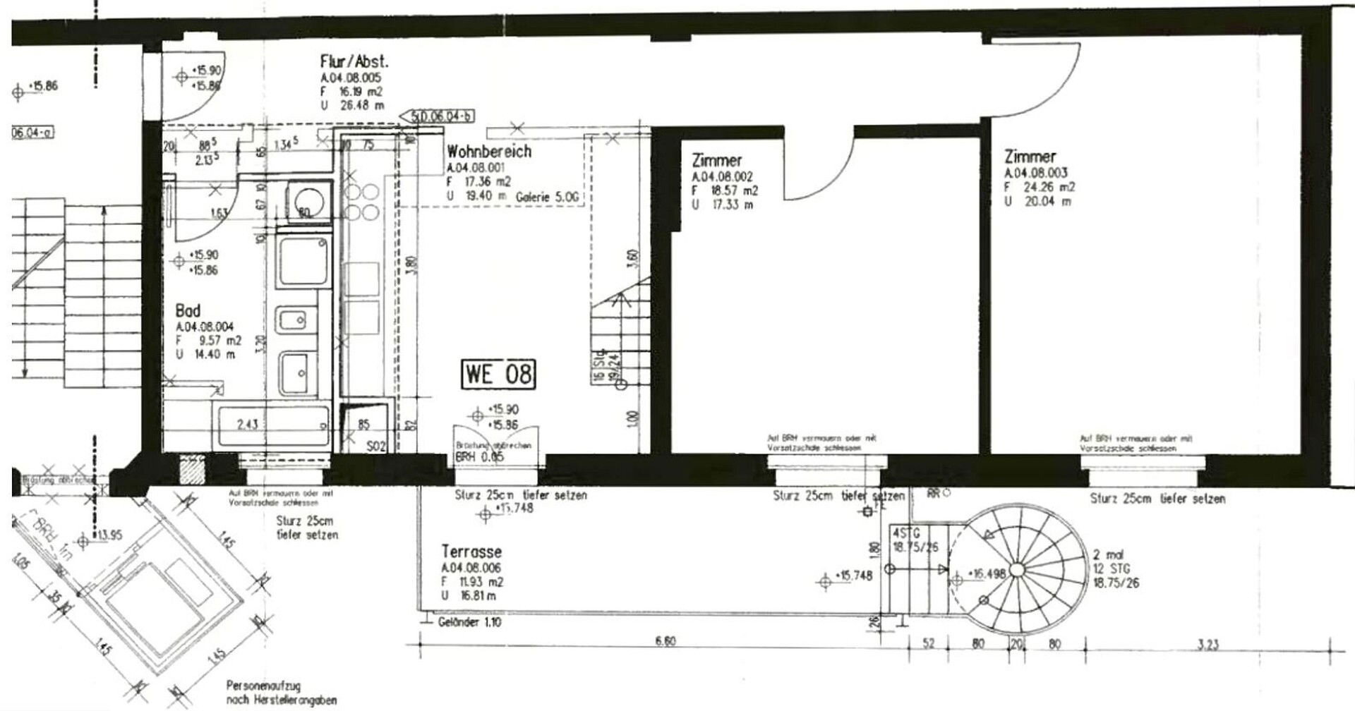 Maisonette zum Kauf provisionsfrei 1.198.000 € 4 Zimmer 150 m²<br/>Wohnfläche 5.<br/>Geschoss Albrechtstraße 11a Mitte Berlin 10117