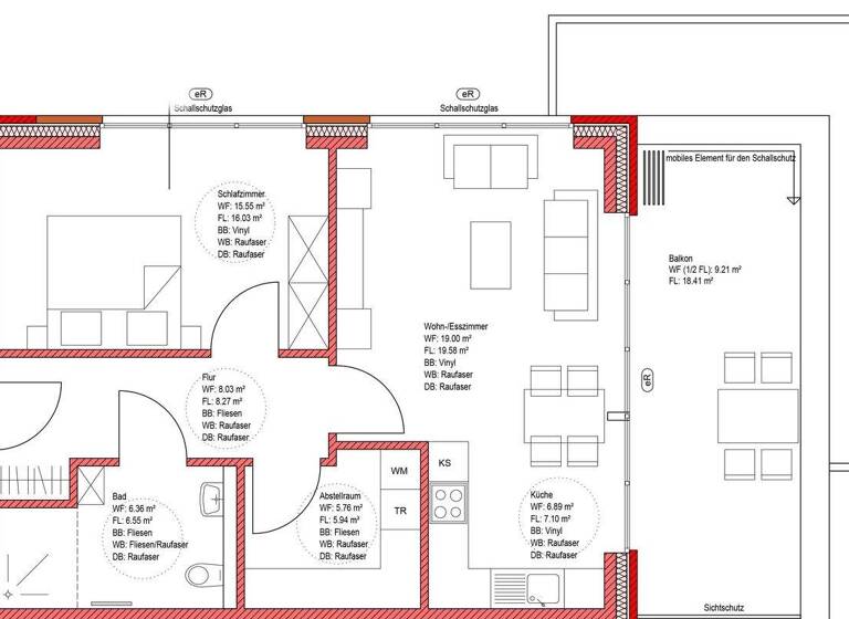 Wohnung zur Miete 675 € 2 Zimmer 70,8 m² 2. Geschoss Cloppenburg 49661