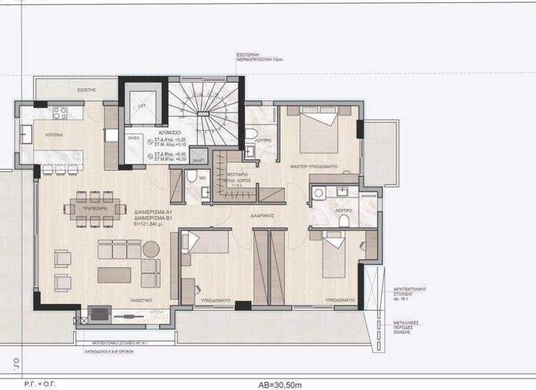 Studio zum Kauf 855.000 € 4 Zimmer 122 m² 1. Geschoss Athen