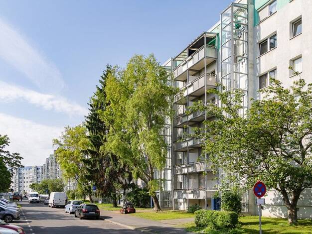 Wohnung zur Miete 525 € 3 Zimmer 64,3 m² 4. Geschoss frei ab 30.08.2025 Boxberger Str. 6 Prohlis-Süd Dresden 01239