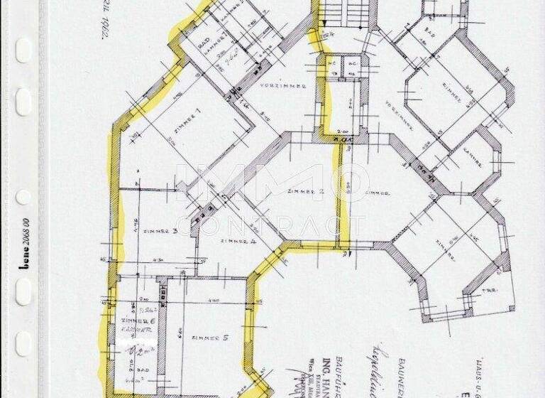 Wohnung zur Miete 3.450 € 5,5 Zimmer 196 m² 2. Geschoss Wien 1190