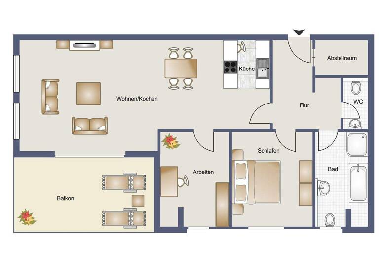 Wohnung zur Miete 1.390 € 3 Zimmer 105,1 m² Dorenkamp Rheine 48431