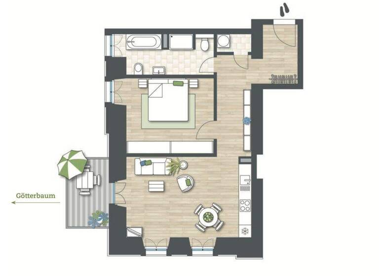 Wohnung zum Kauf provisionsfrei 349.500 € 2 Zimmer 67 m² 1. Geschoss Heppenheim 64646