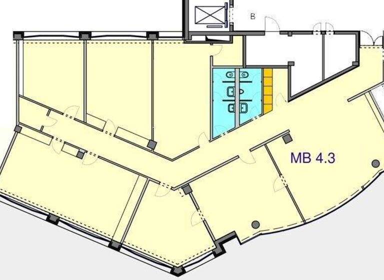 Bürofläche zur Miete 5.398 € 7 Zimmer 290,3 m² Bürofläche teilbar ab 290,3 m² Burgplatz 2 Zentrum Leipzig 04109