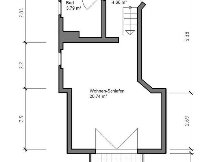 Wohnung zum Kauf 225.000 € 2 Zimmer 48,8 m² Maichingen Sindelfingen / Maichingen 71069