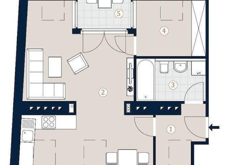 Wohnung zum Kauf 465.000 € 3 Zimmer 56 m² Halbgasse Wien 1070