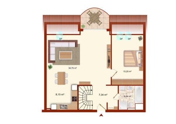 Maisonette zur Miete 1.075 € 4 Zimmer 104 m²<br/>Wohnfläche 2.<br/>Geschoss 01.03.2025<br/>Verfügbarkeit Büchen 21514