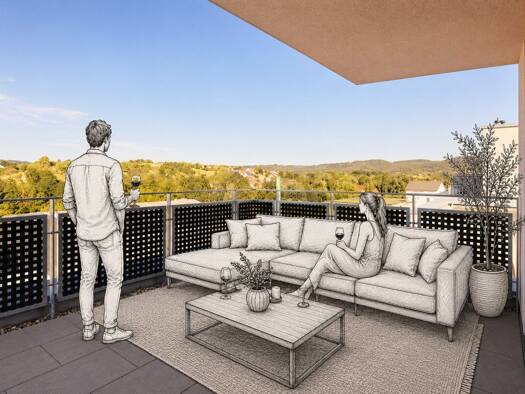 Wohnung zum Kauf 586.800 € 4 Zimmer 112 m² 3. Geschoss Unterweissach Weissach im Tal 71554