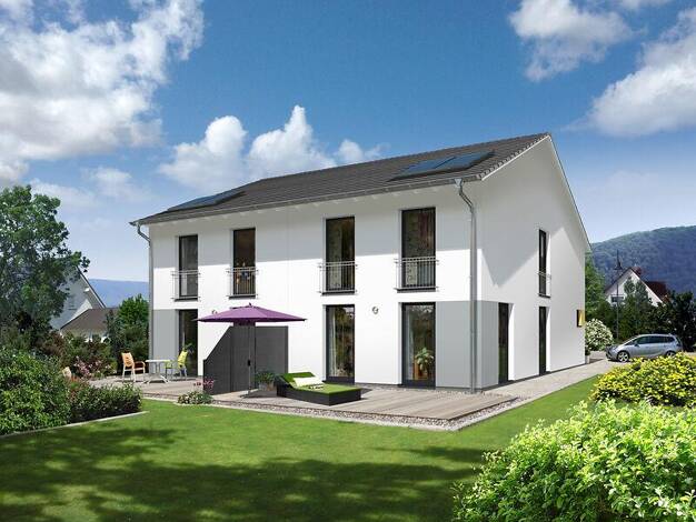 Doppelhaushälfte zum Kauf - Erstbezug 380.610 € 4 Zimmer 128 m² 320 m² Grundstück Büßleben Erfurt 99098